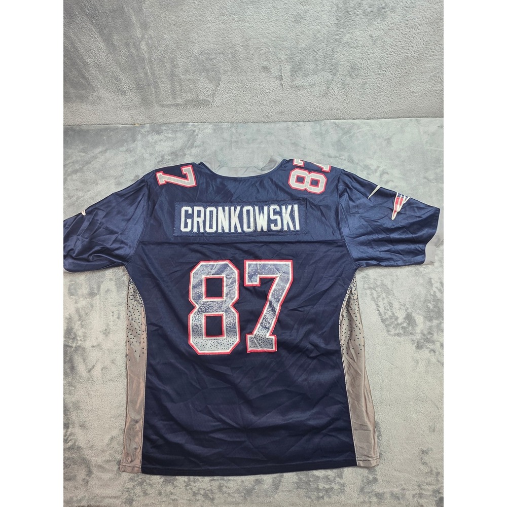 Nike New England Patriots Rob Gronkowski 87 Jersey Mens 48 Navy Blue NFL